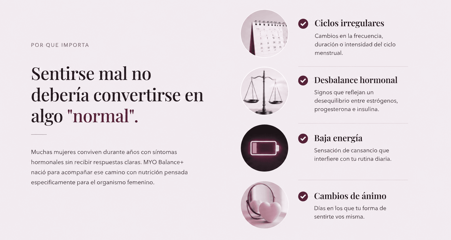 Sentirse mal no debería convertirse en algo normal